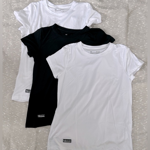 Tops - Under Armour Women’s Tactical T-shirts bundle of 3 Sz Medium White Black